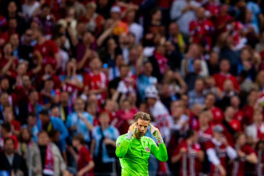 Goalkeeper Ørjan Håskjold Nyland of Norway