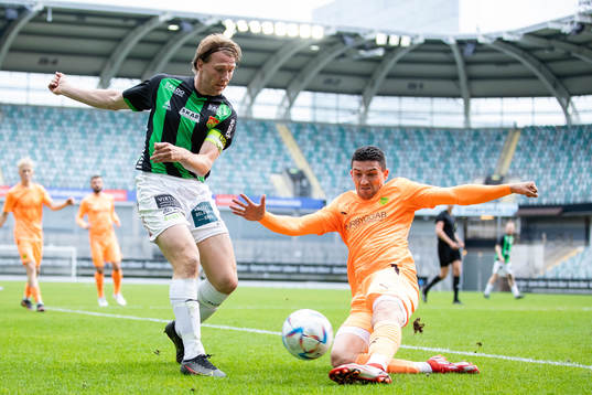 GAIS August Wängberg och Olympics Irfan Jasarevic