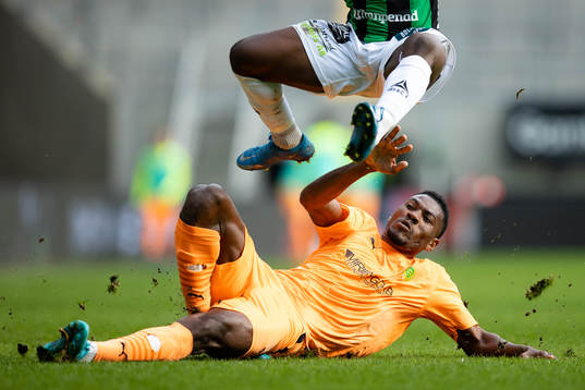 Olympics Samuel Junior Kotto glidtacklat GAIS Michael Kargbo