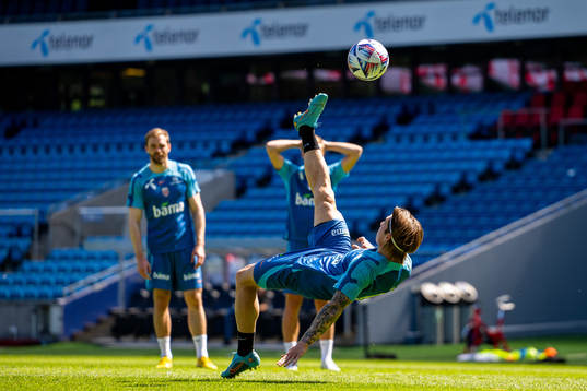 Patrick Berg of the Norwegian national football team