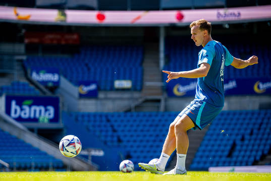 Marius Lode of the Norwegian national football team