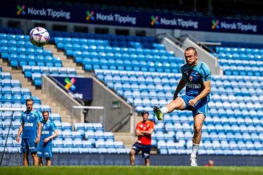 Veton Berisha of the Norwegian national football team