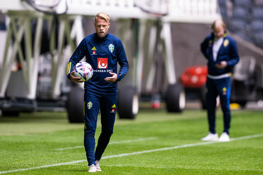 Daniel Sundgren of the Swedish national football team