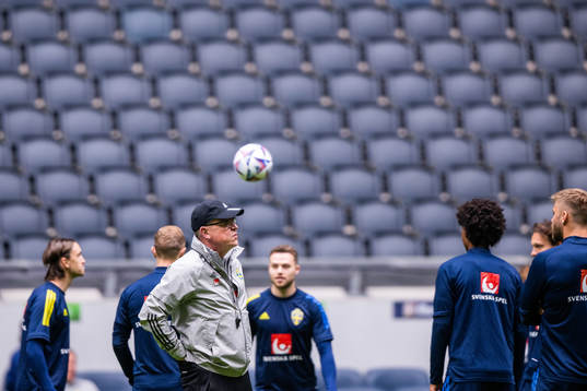 head coach Janne Andersson of the Swedish national football