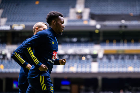 Anthony Elanga of the Swedish national football team