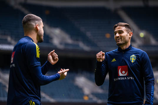 Bläddra bland fler bilder av Football, Nations League, Sweden, training