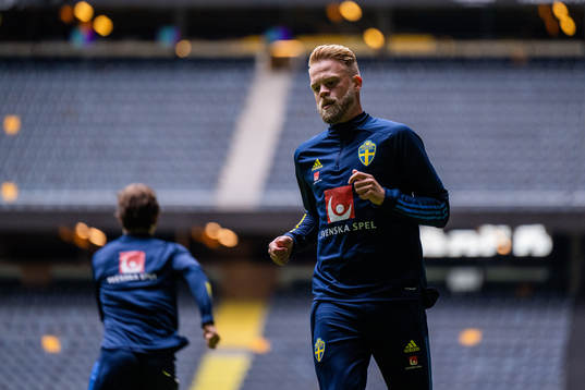 Daniel Sundgren of the Swedish national football team