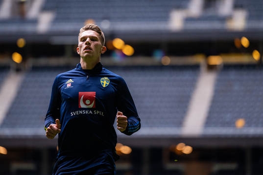 Viktor Gyökeres of the Swedish national football team