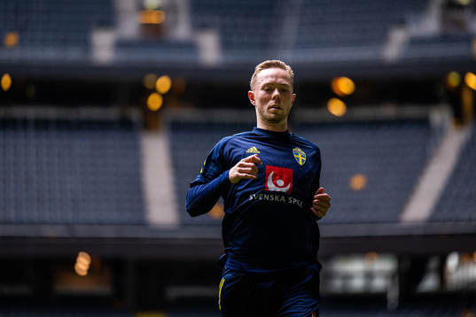 Joel Andersson of the Swedish national football team