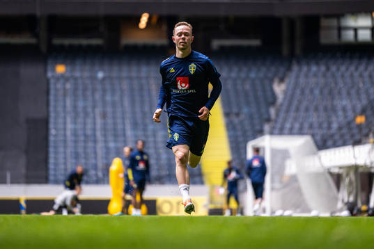 Joel Andersson of the Swedish national football team