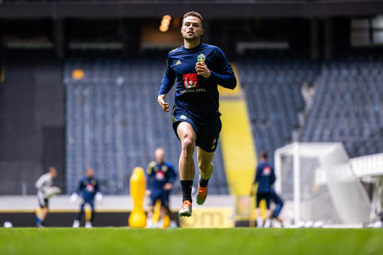 Gabriel Gudmundsson of the Swedish national football team