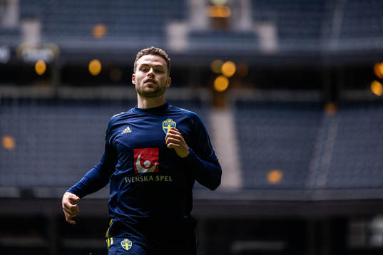 Gabriel Gudmundsson of the Swedish national football team