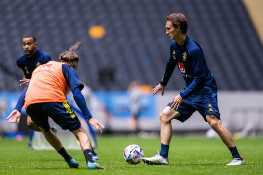 Hjalmar Ekdal of the Swedish national football team