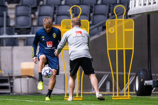 Christoffer Nyman of the Swedish national football team