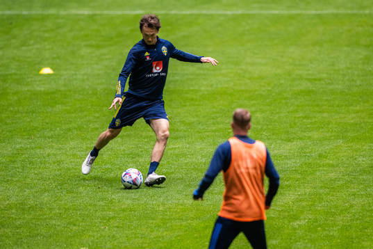 Hjalmar Ekdal of the Swedish national football team