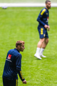 Dejan Kulusevski of the Swedish national football team