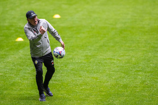 head coach Janne Andersson of the Swedish national football