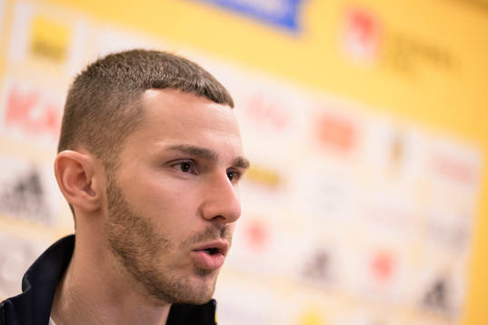 Branimir Hrgota of the Swedish national football team
