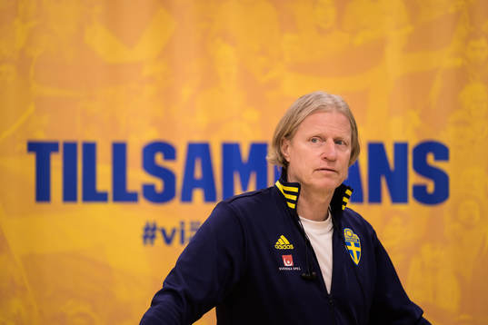 Team manager Stefan Pettersson of the Swedish national