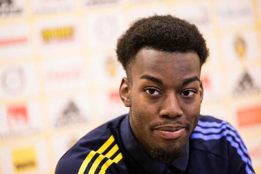Anthony Elanga of the Swedish national football team