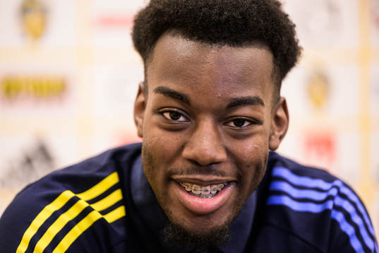 Anthony Elanga of the Swedish national football team