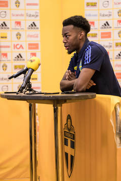 Anthony Elanga of the Swedish national football team
