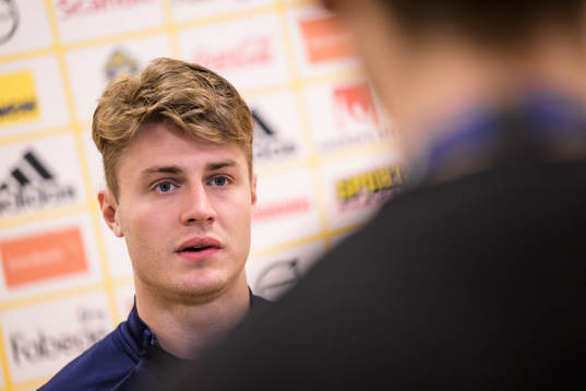 Mattias Svanberg of the Swedish national football team