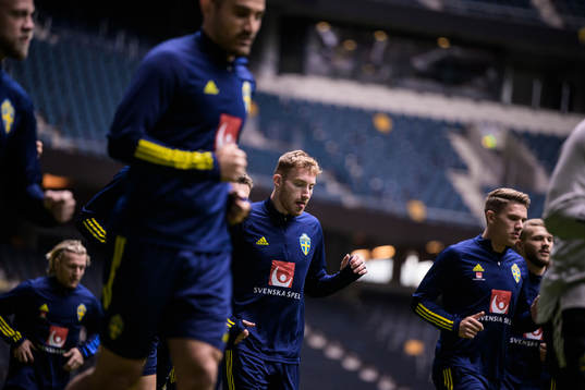 Dejan Kulusevski of the Swedish national football team