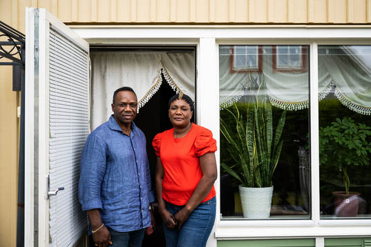 Jonathan och Marie Mumbongo