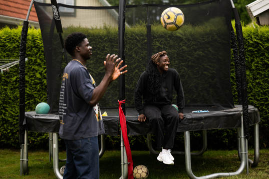 Joel och Charité Mumbongo