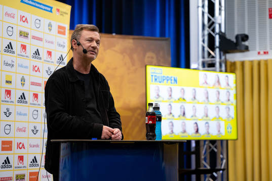 Head coach Peter Gerhardsson of the Swedish women’s