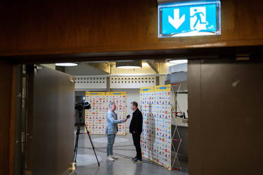 Head coach Peter Gerhardsson of the Swedish women’s