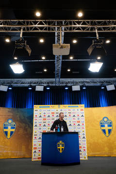 Head coach Peter Gerhardsson of the Swedish women’s