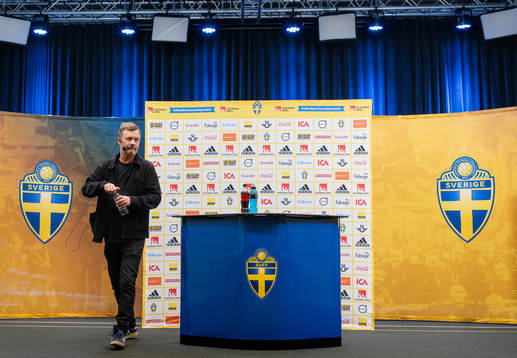 Head coach Peter Gerhardsson of the Swedish women’s