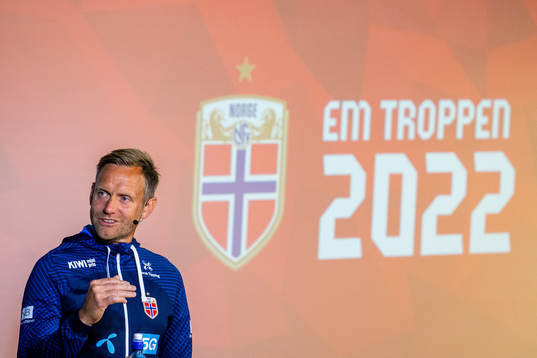 Martin Sjögren, head coach of the Norwegian women's