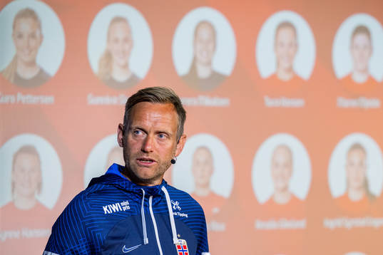 Martin Sjögren, head coach of the Norwegian women's