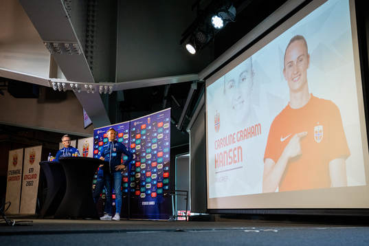 Martin Sjögren, head coach of the Norwegian women's