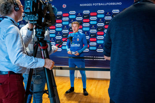 Jens Petter Hauge of the Norwegian national football team