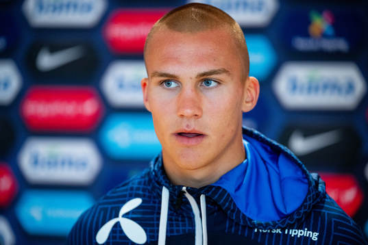 Leo Østigård of the Norwegian national football team