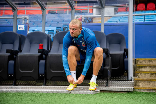 Erling Braut Haaland of the Norwegian national football team