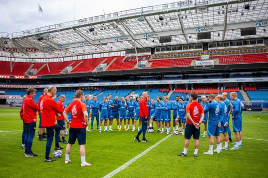 Ståle Solbakken, head coach of the Norwegian national