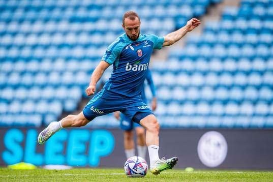 Veton Berisha of the Norwegian national football team