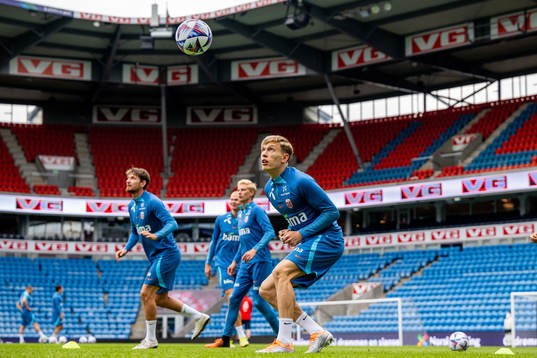 Marcus Holmgren Pedersen of the Norwegian national football