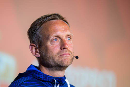 Martin Sjögren, head coach of the Norwegian women's