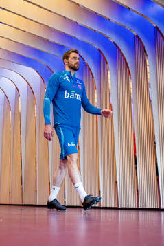 Brede Moe of the Norwegian national football team