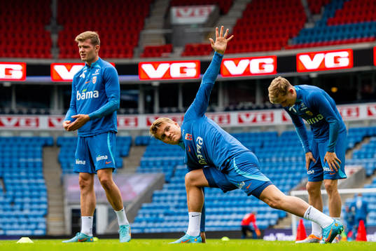 Martin Ødegaard of the Norwegian national football team