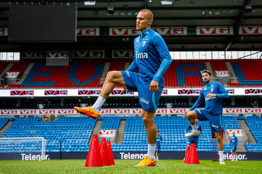 Leo Østigård of the Norwegian national football team
