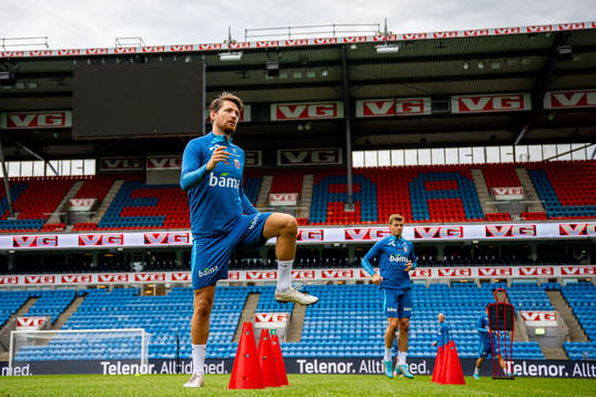 Stefan Strandberg of the Norwegian national football team