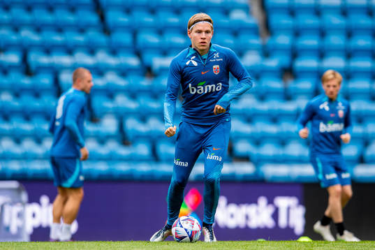Jens Petter Hauge of the Norwegian national football team