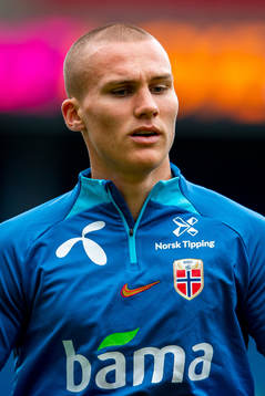 Leo Østigård of the Norwegian national football team